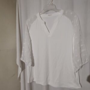 Elegant White Women's Top
